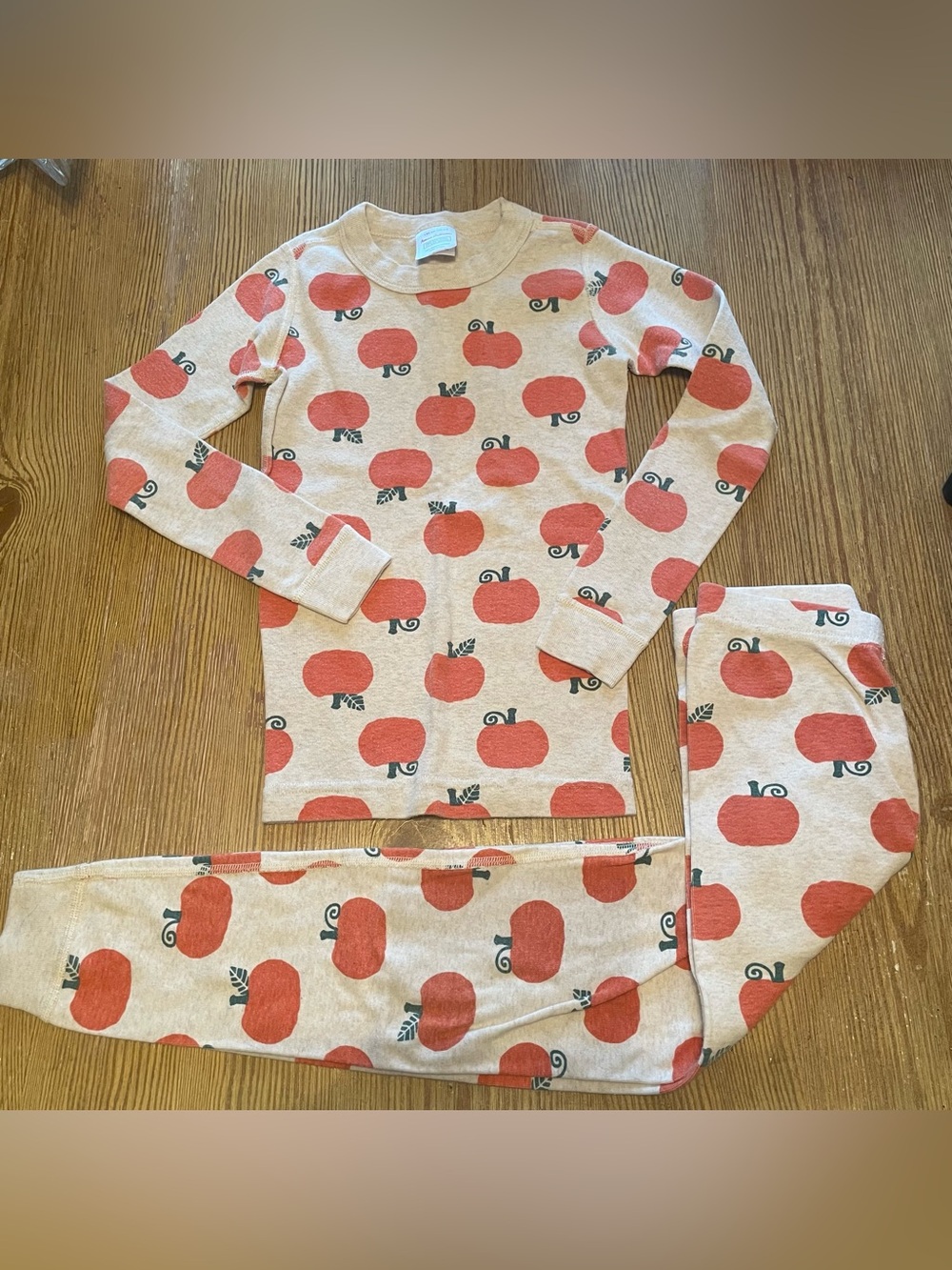 Hanna Pumpkin Print Pajamas 6/7
